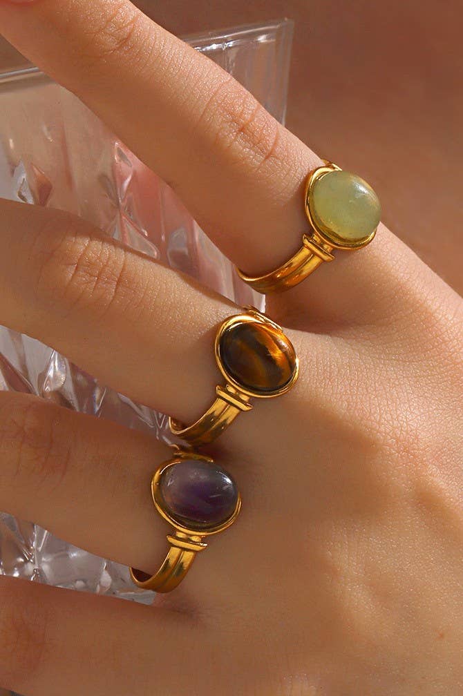 Natural Stone Ring