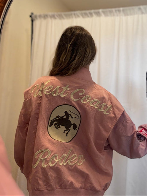 Embroidered Western Bomber Jacket