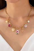 Vintage Multi-Charm Necklace