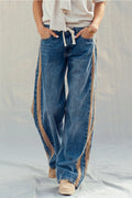 Utility Stripe Jeans
